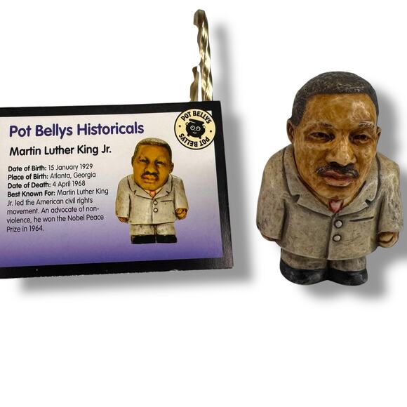 Harmony Pot Bellys Historical Martin Luther King Jr. with Card - Picture 1 of 7
